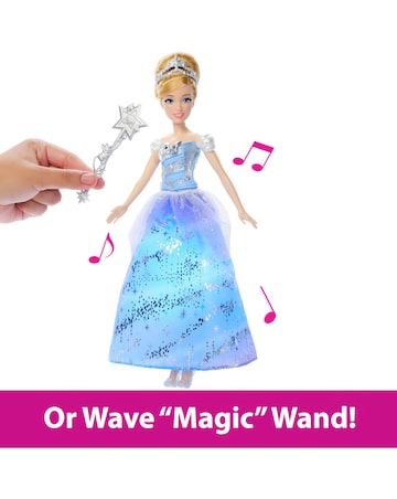Disney Princess Enchanted Ballgown Cinderella Fashion Doll with Lights & Sounds