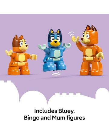 LEGO DUPLO Bluey: Bluey's Family House with Memory Game 10459