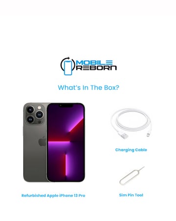 Refurbished Apple iPhone 13 Pro 128GB - Graphite (Pristine Condition)