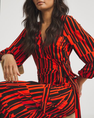 Soft Touch Midi Wrap Dress