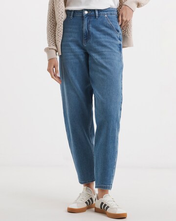 Light Blue Barrel Leg Jeans