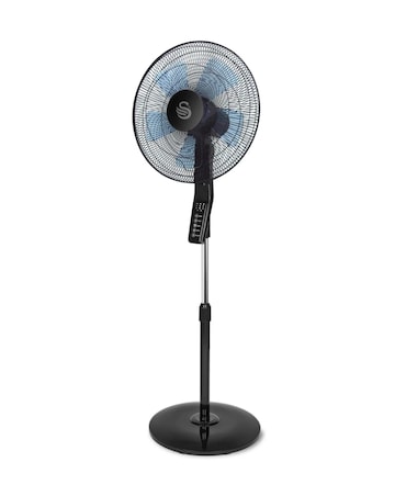 Swan 16'' Silence Stand Fan - Black