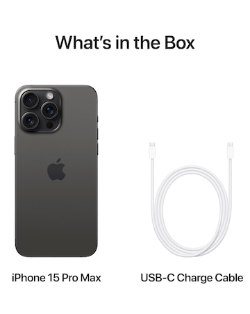 Apple iPhone 15 Pro Max 256GB - Black Titanium