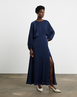 Joanna Hope Hammered Satin Dress