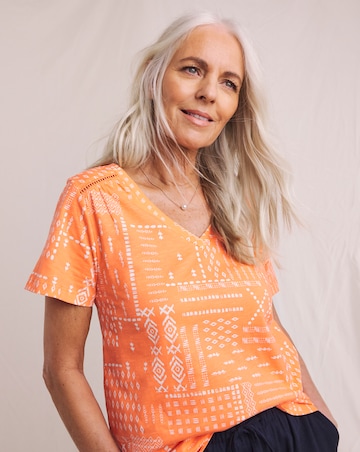 Julipa Pure Cotton V Neck T-Shirt