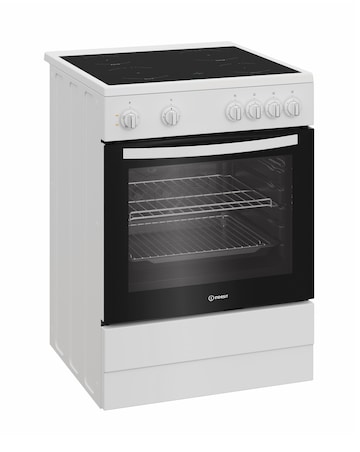 Indesit I6V3KMW/UK 60cm Electric Single Oven with Ceramic Hob - White Install