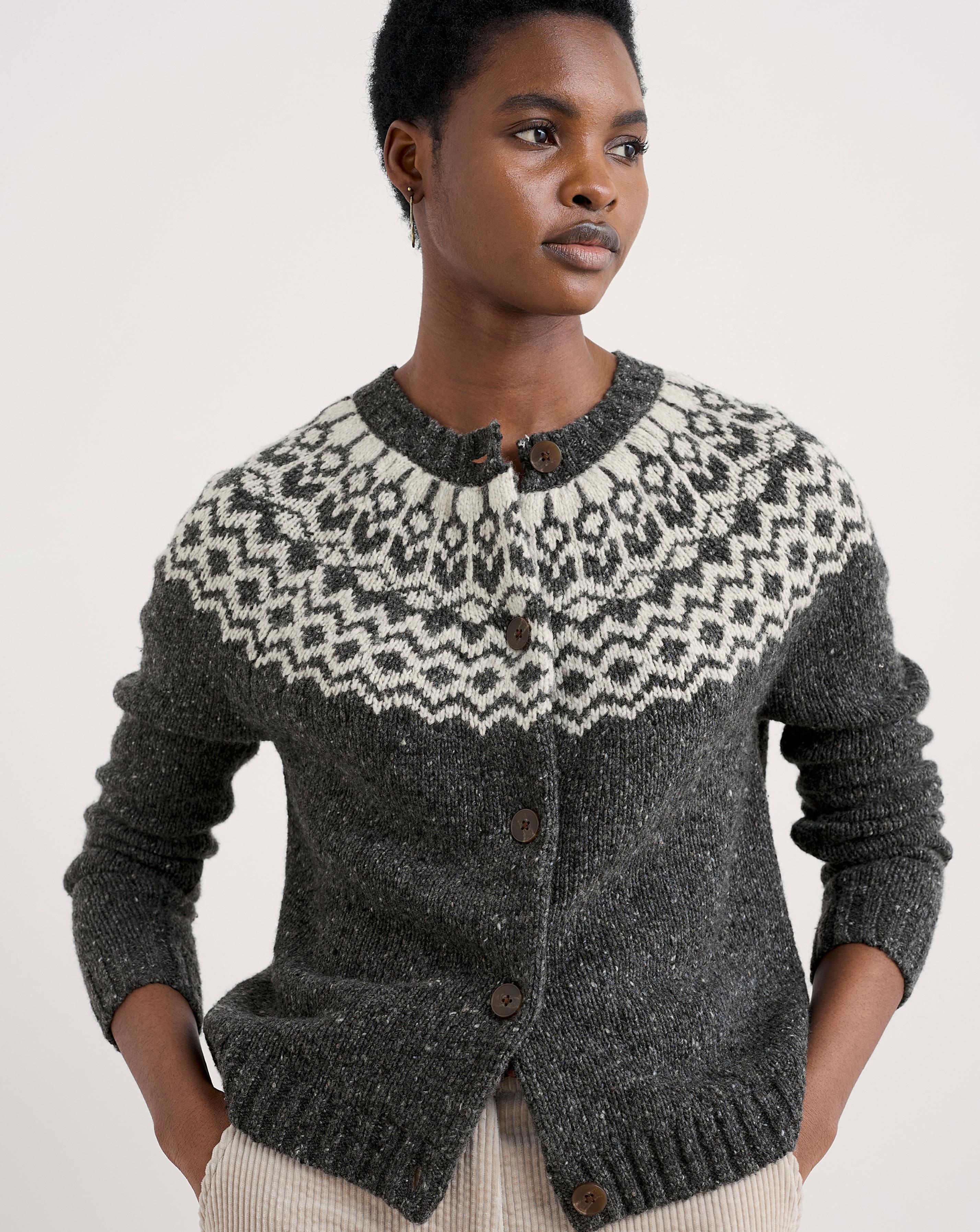 Seasalt Cornwall Port Kinnis Merino Wool Cardigan | JD Williams