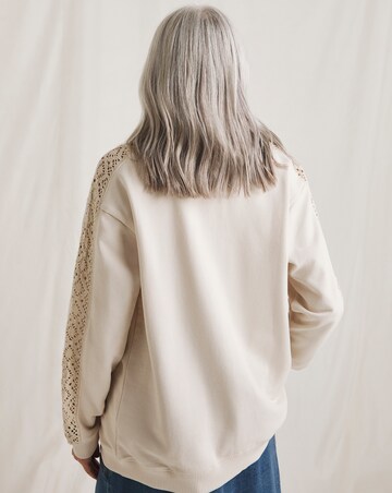 Julipa Lace Trim Jersey Bomber Jacket