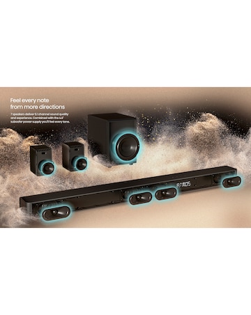 Hisense AX5100G 5.1ch 340W Soundbar with Wireless Subwoofer