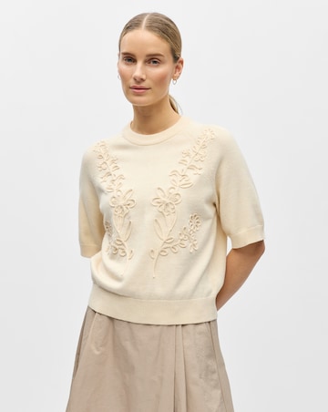 OBJECT Embroidered Knit Jumper