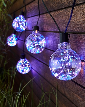 20 Galaxy Firefly Pastel Festoon String Lights