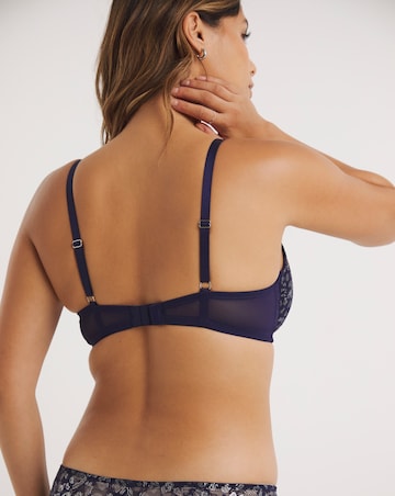 Ann Summers Sexy Lace Planet Plunge Bra Navy