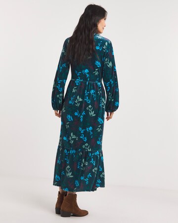Julipa Printed Velour Midi Dress