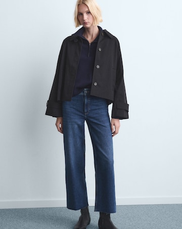 Mango High Waisted Culotte Jean