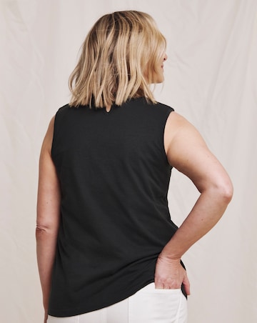 Julipa Embroidered Jersey Vest