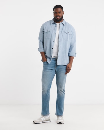 Jack & Jones Glenn Sim Fit Jeans - Blue Denim