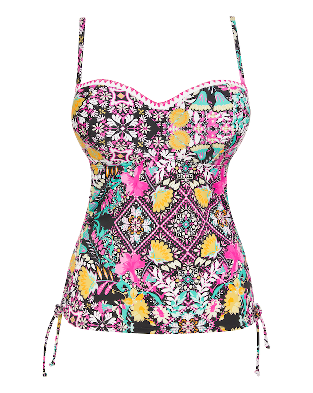 Figleaves Frida Underwired Bandeau Tankini Top