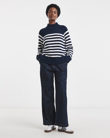 Tommy Hilfiger Coton Blend Mock Neck Long Sleeve Sweater