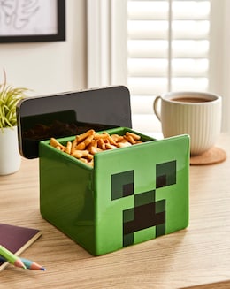 Minecraft Creeper Streaming Snack Bowl