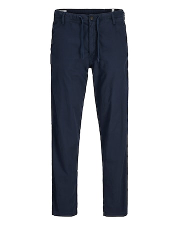 Jack & Jones Kane Linen Blend Trouser - Navy