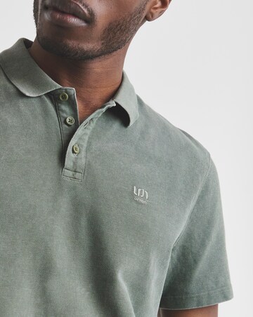 Union Garment Dyed Pique Polo- Green