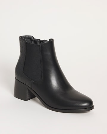 Cushion Walk Block Heel Boot EEE Fit