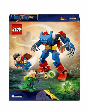 LEGO DC Superman Mech vs. Lex Luthor Super Hero Figure 76302