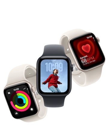 Apple Watch SE 3 GPS 44mm - Midnight Aluminium/Midnight Sport Band - M/L