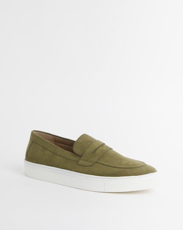 Suede Look Cupsole Loafer Standard Fit