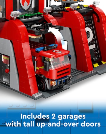 LEGO City Fire Station with Fire Engine Toy Playset 60414