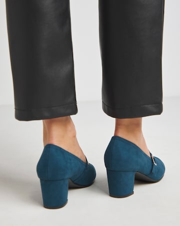 Lorraine Low Block Heel Mary Janes - Extra Wide Fit (EEE)