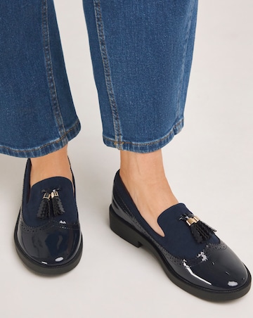 Amy Tassle Trim Loafers - Extra Wide Fit (EEE)