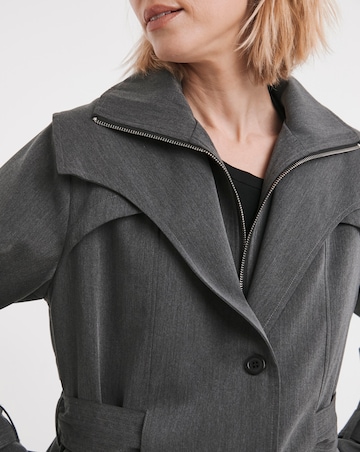 Religion Rhodium Trenchcoat