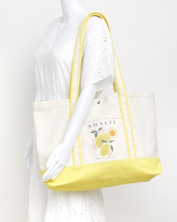 Lemon Canvas Tote Bag
