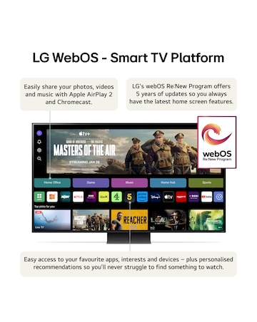 LG 65QNED87T6B 65in QNED NanoCell 4K Ultra HD HDR Smart TV