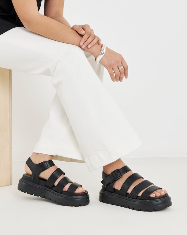 Heavenly Feet Saffron Fisherman Chunky Sandals - Wide Fit (E)