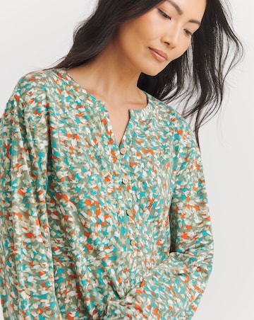 Julipa Printed Jersey Blouse