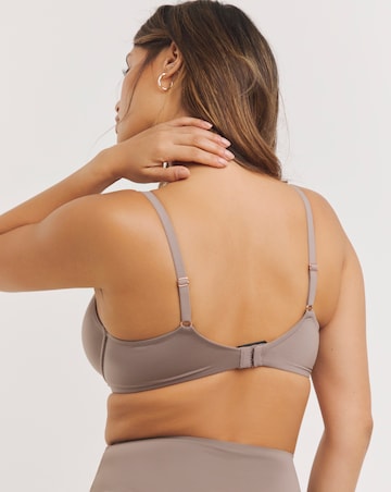 Figleaves Smoothing Sweetheart Full Cup Underwired T-Shirt Bra B-H - Mocha