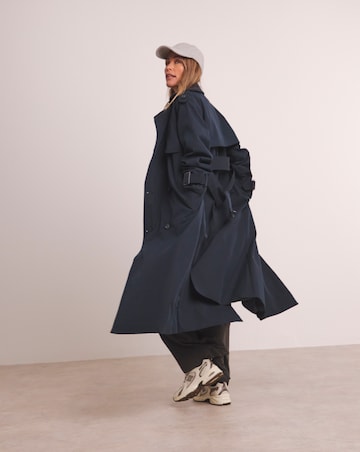 Anthology Navy Elevated Trench Coat
