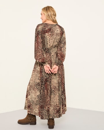 Fatface Jaqs Animal Midi Dress