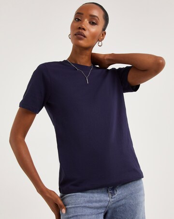 Navy Crew Neck Short Sleeve T-shirt