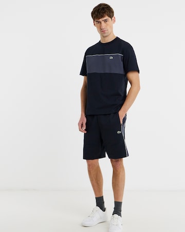 Lacoste Colourblock Sweat Shorts - Black