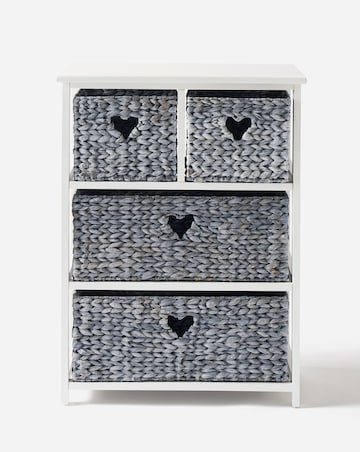 Hyacinth Hearts 2+2 Drawer Unit