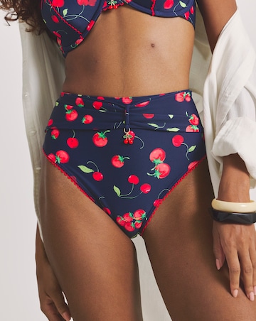 MAGISCULPT Firm Control Cherry Print Bikini Bottoms