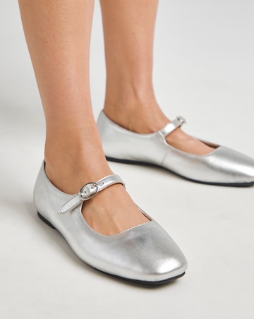 Virginia Mary Jane Flat Shoes - Extra Wide Fit (EEE)
