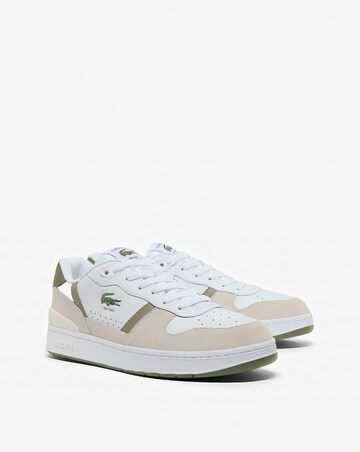 Lacoste T-Clip Set Trainers - White/Olive
