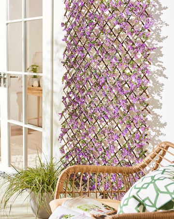 Vivid Violet Trellis 180 x 90 cm