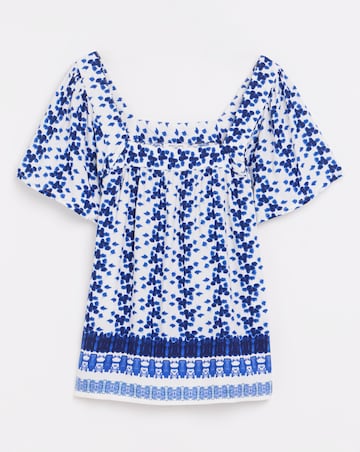 Square Neck Half Sleeve Top