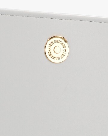 Love Moschino Heart Basket White Cross-Body Bag