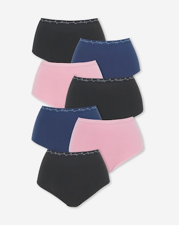 Pretty Secrets (7 Pack) Days Of The Week Full Fit Brief Knickers